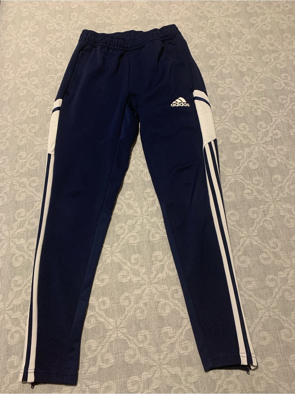 adidas Navy Blue Condivo 22 Soccer Training Track Pants (Size S)